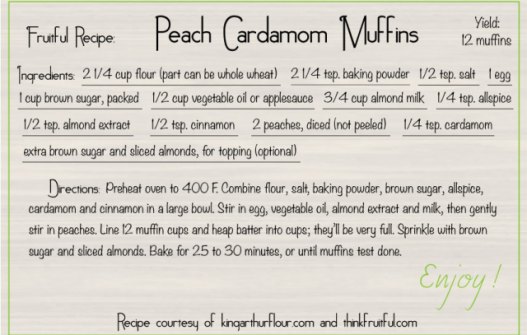 peach-cardamom-muffins