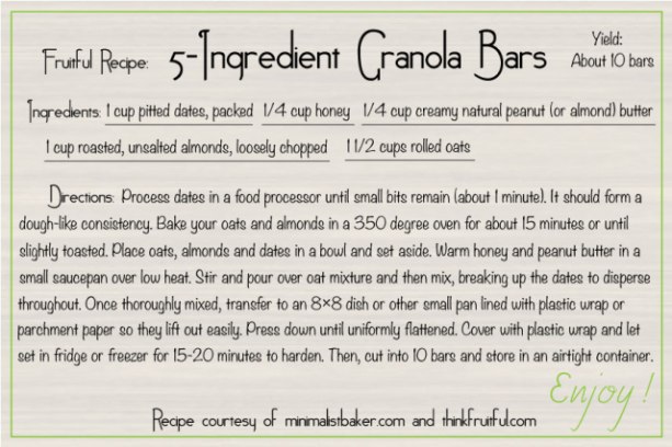5-ingredient-granola-bars