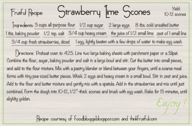 strawberry-lime-scones
