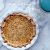 Pie Week Part 2: Coconut Buttermilk Pie